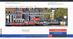 Desktop Screenshot of immigration-netherlands.com